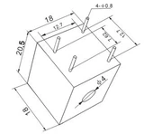 Sensor de voltaje CA no invasivo